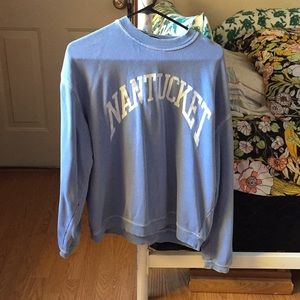 Nantucket blue sweatshirt